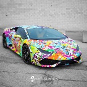Graffiti Lamborghini Huracan 1 175x175 at Graffiti Lamborghini Huracan by Sekanskin