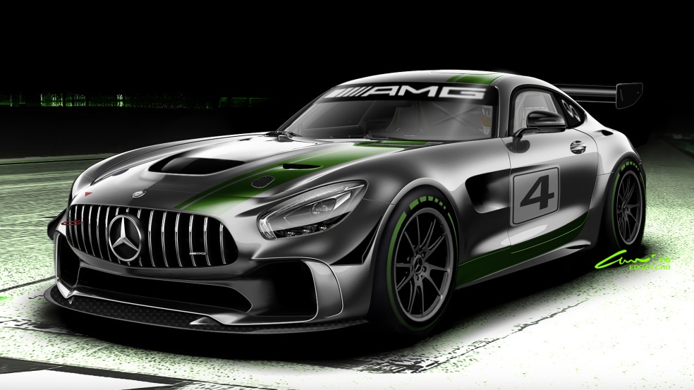 Mercedes AMG GT4 1 at Mercedes AMG GT4 Race Car Announced