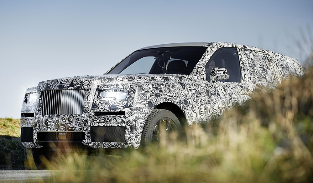Rolls Royce Cullinan preview 1 at Rolls Royce Cullinan SUV Shows its General Shape
