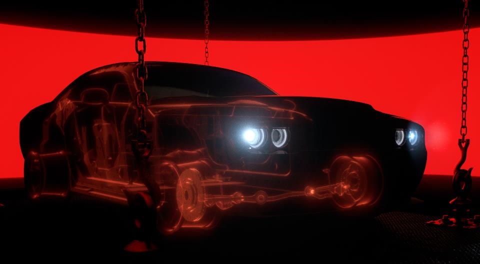 Dodge Challenger Demon teaser 1 at Dodge Challenger Demon Teased and Possibly Leaked
