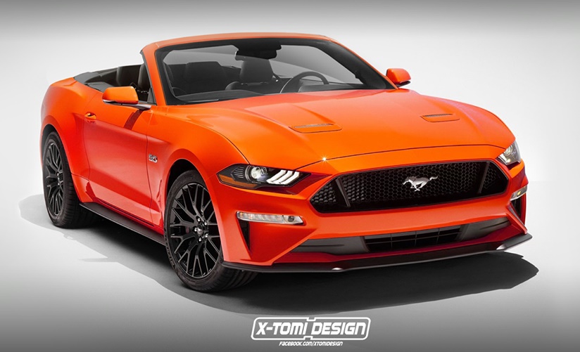 Ford Mustang GT Convertible render at Ford Mustang GT Convertible Previewed in Unofficial Rendering