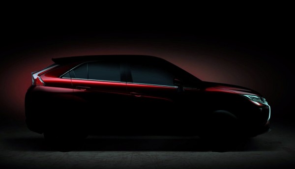 mitsubishi suv teaser 600x344 at Coupe Like Mitsubishi SUV Teased for Geneva Debut