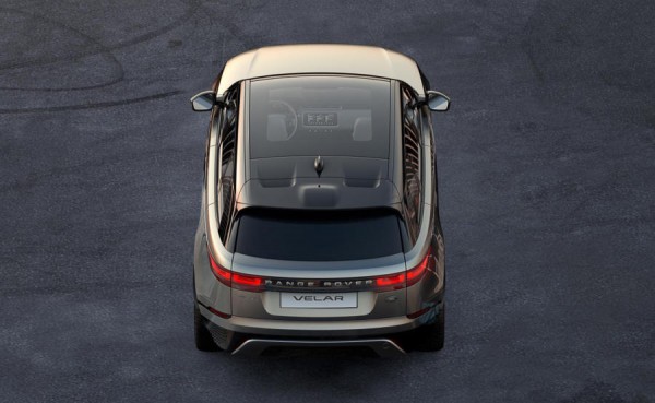 Range Rover Velar tease 600x369 at Range Rover Velar Teased Ahead of Geneva Debut