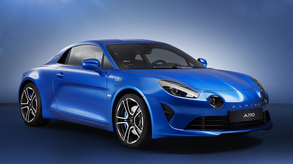 Alpine A110 off 0 at Production Alpine A110 Revealed with 250 hp