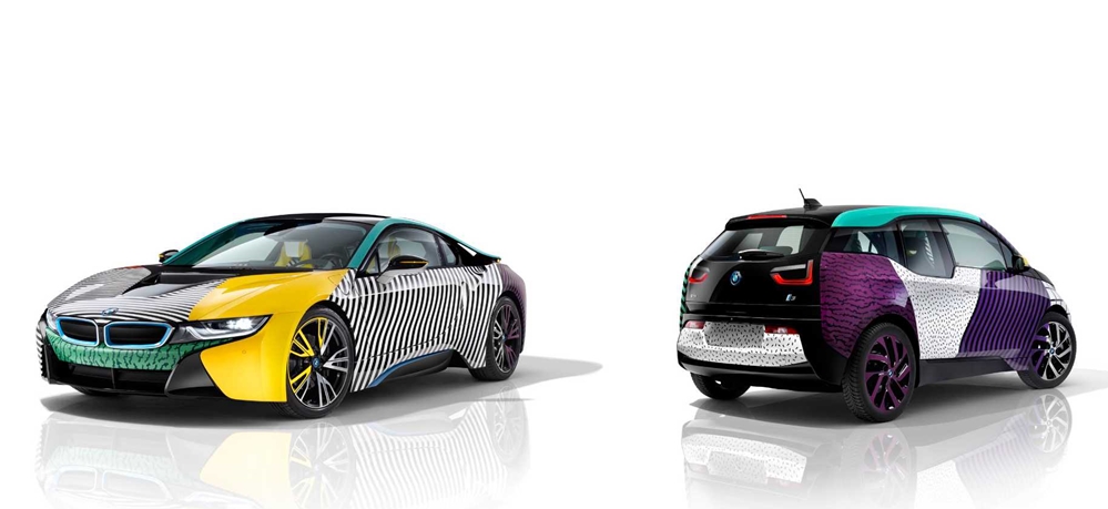 bmw i memphisstyle edition  at BMW i MemphisStyle Unveiled at Salone del Mobile