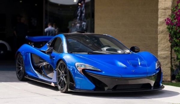 p1 mso electric blue 600x349 at Electric Blue McLaren P1 on Sale for $2.19 Million
