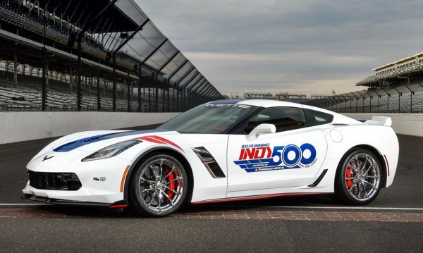 CorvetteIndy500PaceCar01 600x359 at Corvette Grand Sport Is 2017 Indianapolis 500 Pace Car