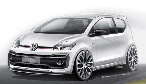 VW Up GTI Concept 0 600x345 at Official: VW Up! GTI Concept