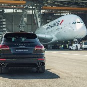 cayenne a380 tow 6 175x175 at Porsche Cayenne Tows Airbus A380 for Guinness Record