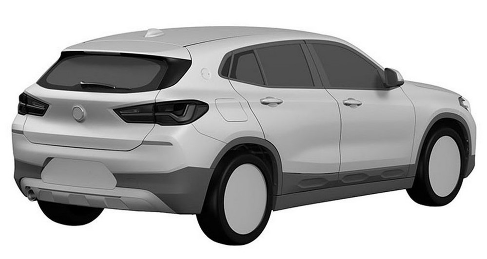 2018 bmw x2 leaked at 2018 BMW X2 Revealed in Leaked Patent Images
