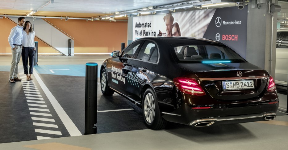 Automated Valet Parking at Mercedes and Bosch Unveil Automated Valet Parking