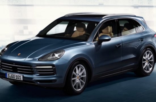 2018 cayenne leak 1 550x360 at 2018 Porsche Cayenne Leaked Early Look