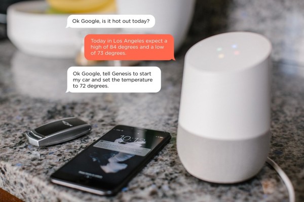 Genesis Google Home Remote Start 600x400 at Genesis Google Assistant Has Some Cool Tricks
