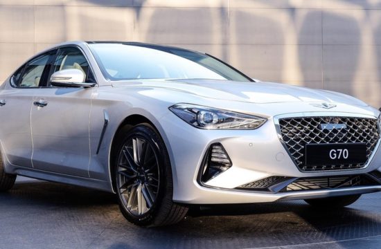 Genesis G70 1 550x360 at 2018 Genesis G70 Sports Sedan Revealed