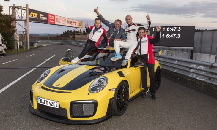 Porsche 911 GT2 RS Nurburgring lap 5 730x438 at 2018 Porsche 911 GT2 RS Nurburgring Record Is In: 6:47.3