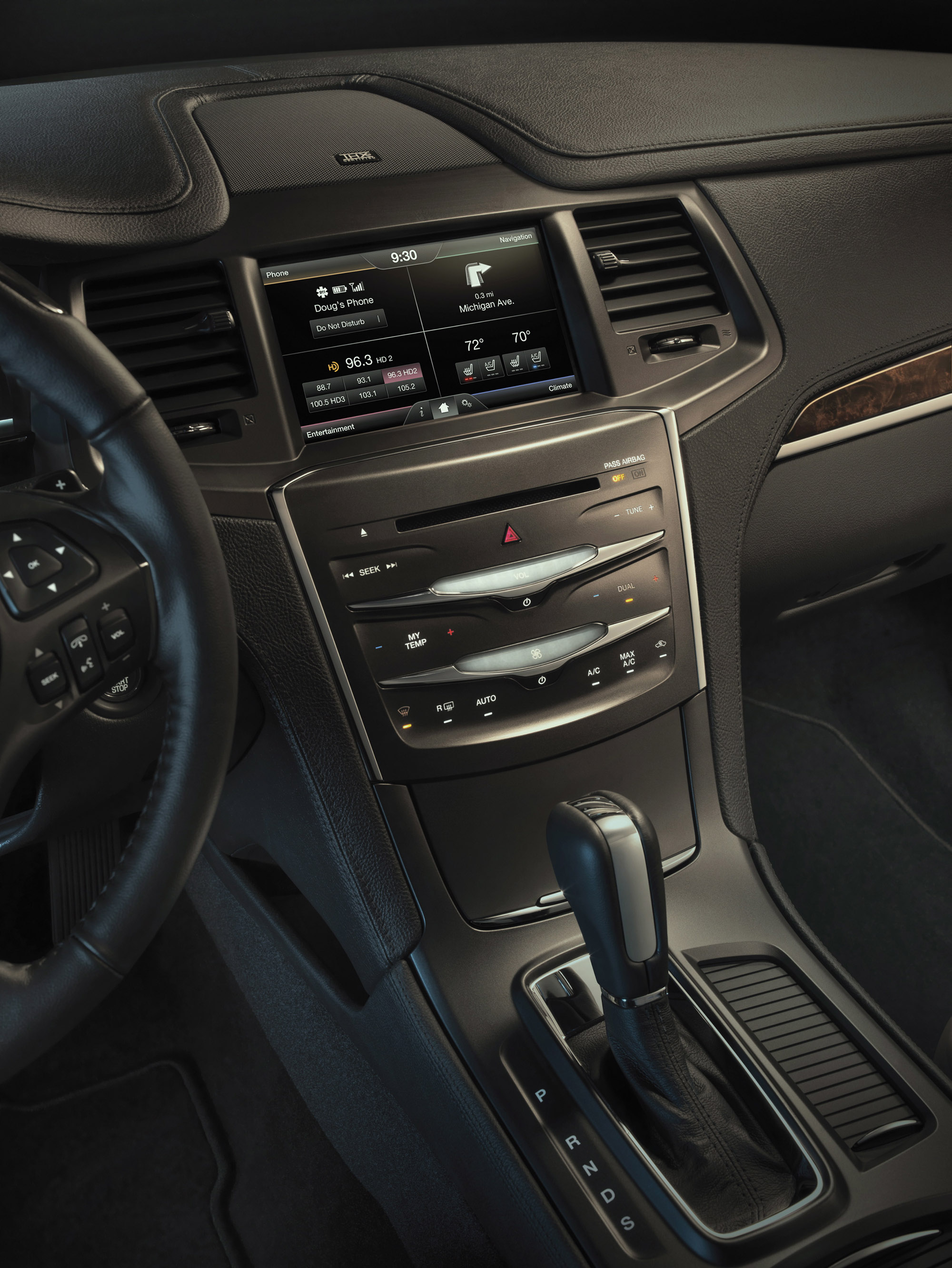 2013 Lincoln MKS Interior 3 at Lincoln History and Photo Gallery