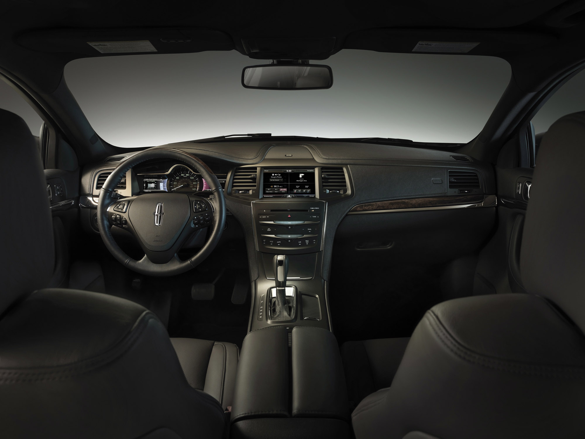2013 Lincoln MKS Interior 4 at Lincoln History and Photo Gallery