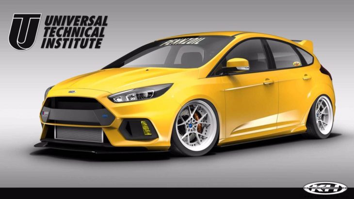 Ford Focus RS by Pennzoil 1 730x411 at SEMA 2017: Ford Focus RS by UTI, Tjin, and Pennzoil