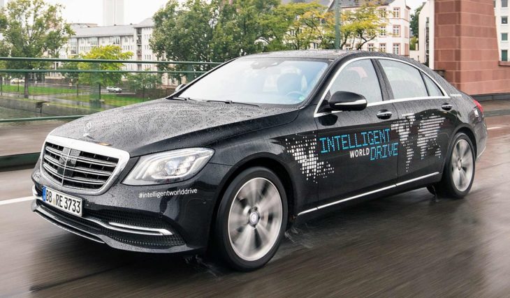 Intelligent World Drive Mercedes 1 730x427 at Autonomous Mercedes S Class Goes on Intelligent World Drive Tour