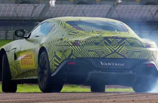 2018 Aston Martin Vantage Mule 1 550x360 at 2018 Aston Martin Vantage   What We Know So Far
