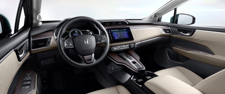 2018 Honda Clarity Plug In Hybrid   Interior 730x305 at 2018 Honda Clarity Plug in Hybrid Priced from $33,400