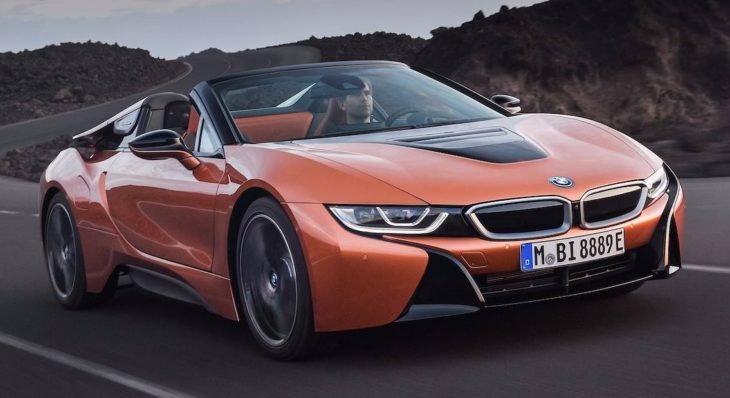 BMW i8 Roadster 1 730x398 at BMW i8 Roadster Comes with Increased Range, Good Looks