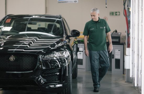 José Mourinho Jaguar F Pace 1 550x360 at José Mourinho Becomes 100,000th Jaguar F Pace Buyer, Helps with the Build