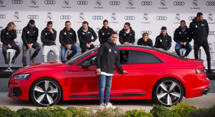 Real Madrid Audi 1 730x398 at Audi Delivers Brand New Cars to Real Madrid Players