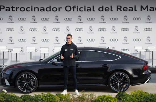 Real Madrid Audi 5 550x360 at Audi Delivers Brand New Cars to Real Madrid Players