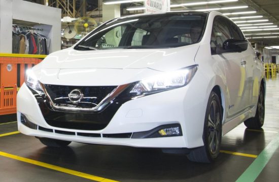 2018 Nissan LEAF Production 1 550x360 at 2018 Nissan LEAF Production Begins in Tennessee