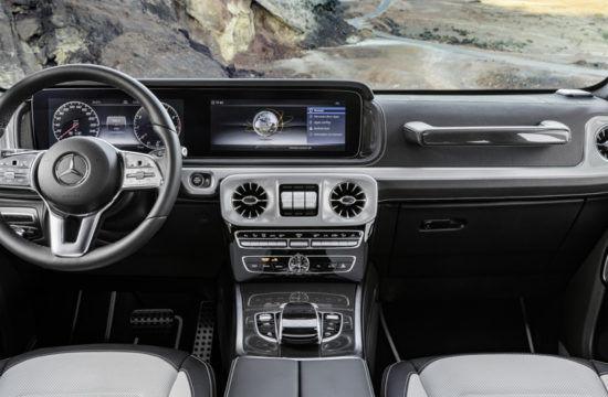 2019 Mercedes G Class Interior 1 550x360 at 2019 Mercedes G Class Interior Revealed in Official Photos