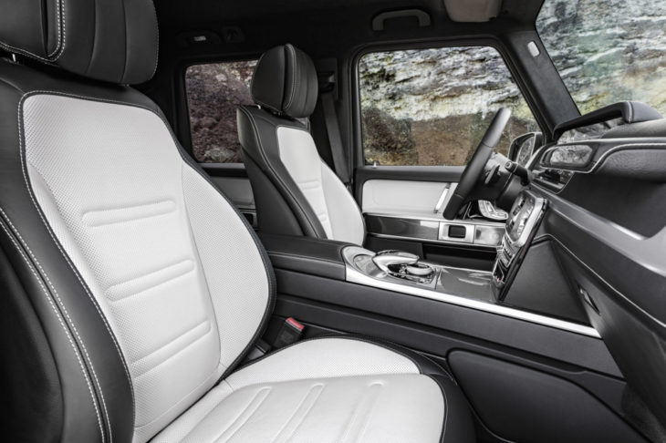 2019 Mercedes G Class Interior 5 730x486 at 2019 Mercedes G Class Interior Revealed in Official Photos