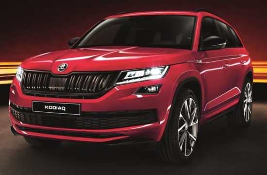 Skoda Kodiaq SportLine UK 1 550x360 at 2018 Skoda Kodiaq SportLine UK Pricing and Specs