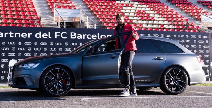 fc barcelona audi cars 1 730x372 at FC Barcelona Footballers Get New Audi Cars