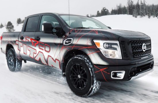 TITAN Lift Kit Photo 4 550x360 at 2018 Nissan Titan Gets Factory Suspension Lift Kit