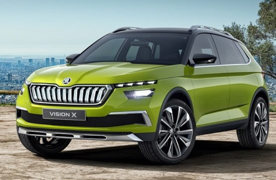 Skoda Vision X 0 550x360 at Geneva 2018: Skoda Vision X Is a Sign of Things to Come