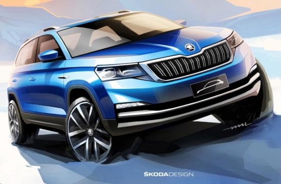 Chinese Skoda SUV 1 550x360 at China Only Skoda SUV Looks Good in Official Renderings