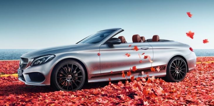 C Class Cab Nightfall Edition 730x363 at Mercedes C Class Nightfall Edition Model Launch in UK