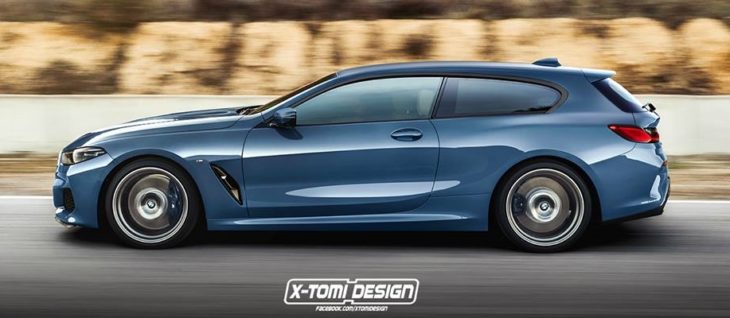 BMW 8 Series ShootingBrake 730x318 at 2020 BMW 8 Series Cabrio Imagined in Excellent Rendering