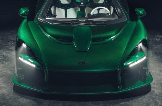Emerald Green McLaren Senna 1 550x360 at Emerald Green McLaren Senna Delivered to Michael Fux in NYC