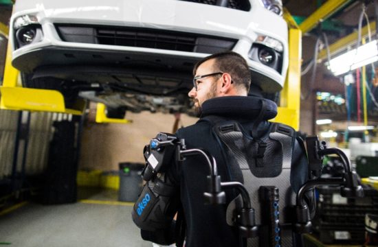 Ford Exoskeleton1 550x360 at Fords EksoVest Exoskeleton Makes Us Want to Work in a Factory!