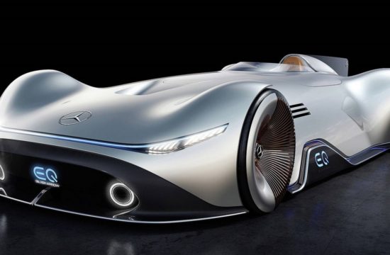 Mercedes Vision EQ Silver Arrow 1 550x360 at Mercedes Vision EQ Silver Arrow Goes Official