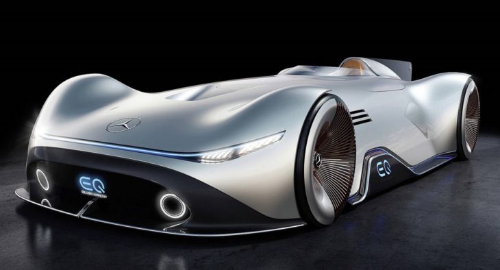 Mercedes Vision EQ Silver Arrow 1 730x394 at Mercedes Vision EQ Silver Arrow Goes Official