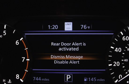 Nissan Rear Door Alert 1 550x360 at Nissan Rear Door Alert to Become Standard Feature by 2022