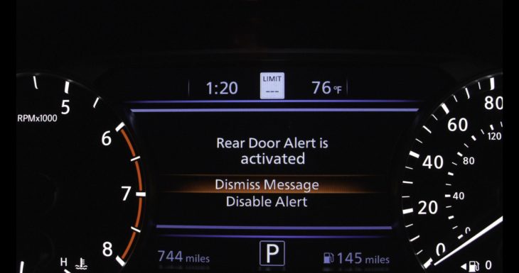 Nissan Rear Door Alert 1 730x385 at Nissan Rear Door Alert to Become Standard Feature by 2022