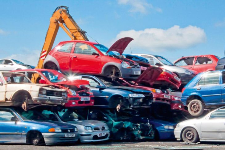 cars scrap yard 730x487 at A Simple Guide to Scrapping Your Car
