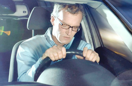 sleeping driver 550x360 at Steps to Keeping Healthy When You Drive a Lot