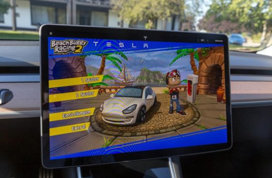 tesla games 550x360 at Teslas In Car Racing Video Games