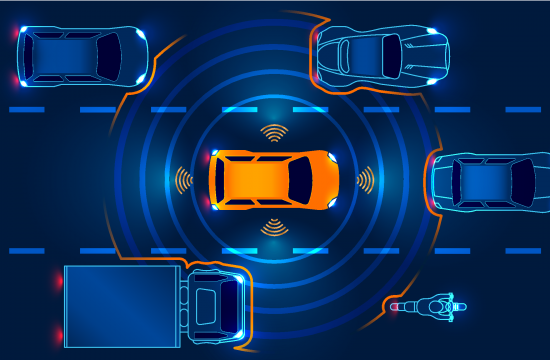 Autonomous Vehicle Perceiving Its Surroundings 550x360 at The Benefit of Stereoscopic Vision for Autonomous Vehicles