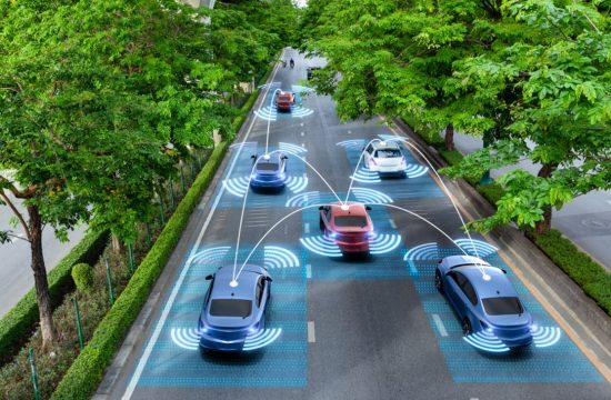 System Of Connected Autonomous Vehicles In Sync 550x360 at Autonomous Vehicles And A System Of Connected Cars